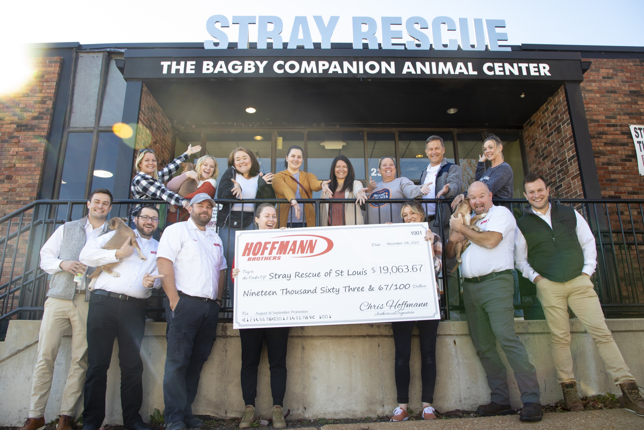 Hoffmann Brothers supporting local stray-rescue initiatives